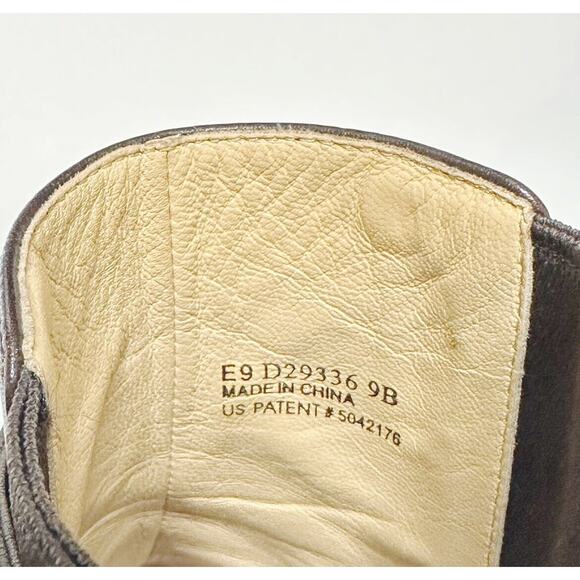 COLE HAAN Air Lyric Pull On Stretch Leather Ankle Booties Brown D29336 Womens 9 - Picture 8 of 10